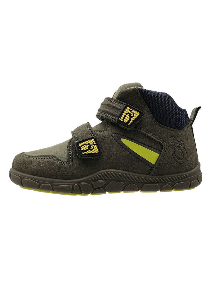 Buty w kolorze khaki do chodzenia na boso