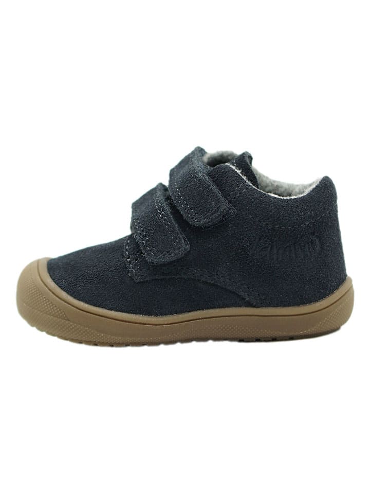 Leren sneakers donkerblauw