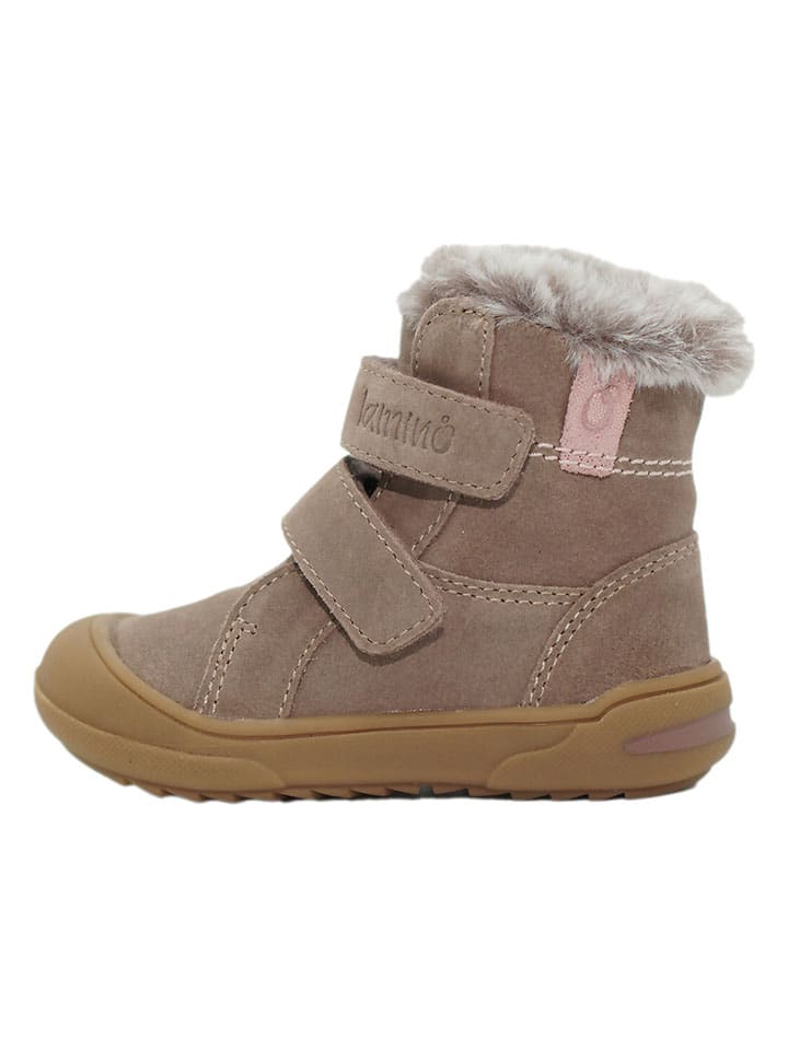 Leren boots beige