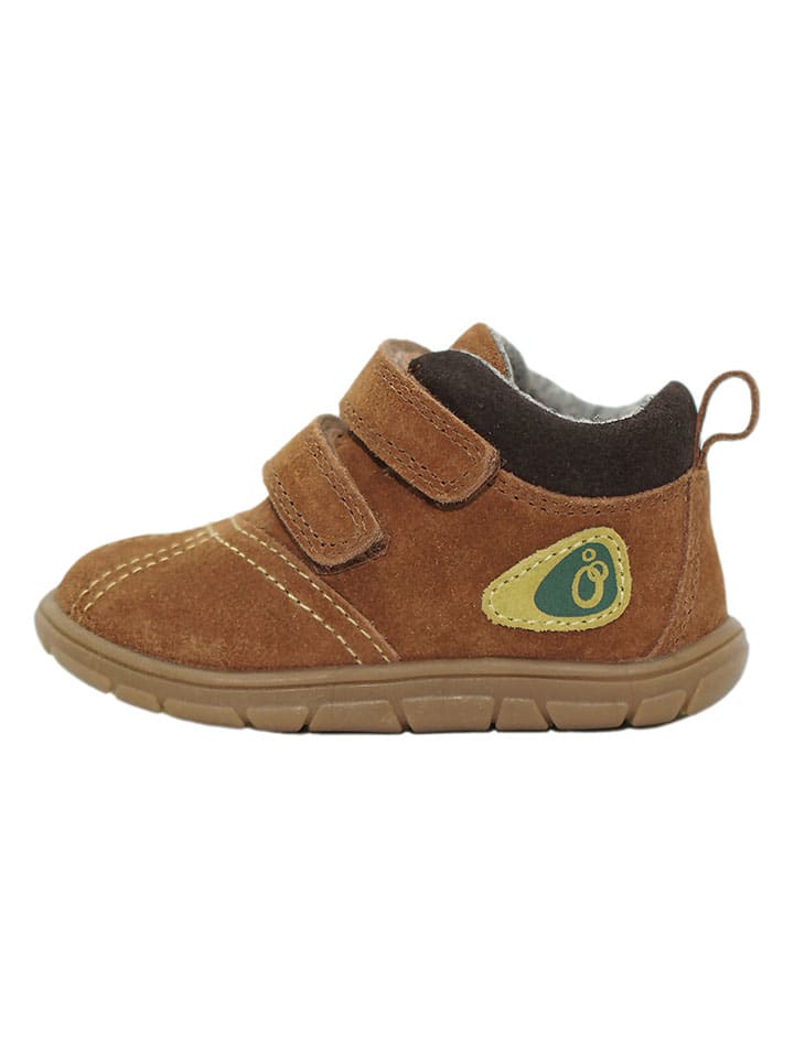 Leren barefootschoenen lichtbruin
