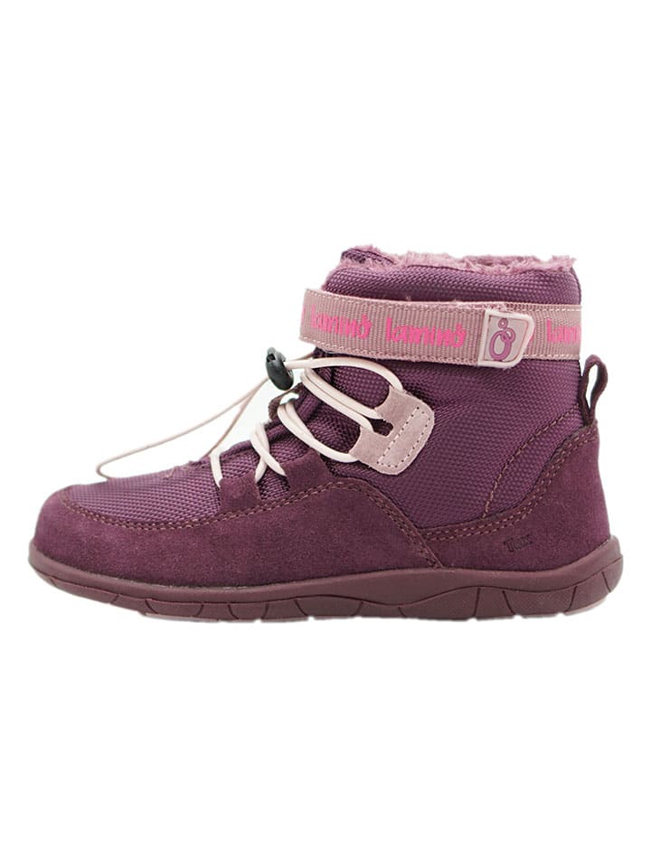 Leder-Barfuß-Boots in Lila