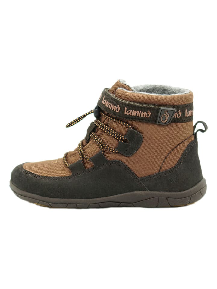 Leren barefootschoenen lichtbruin