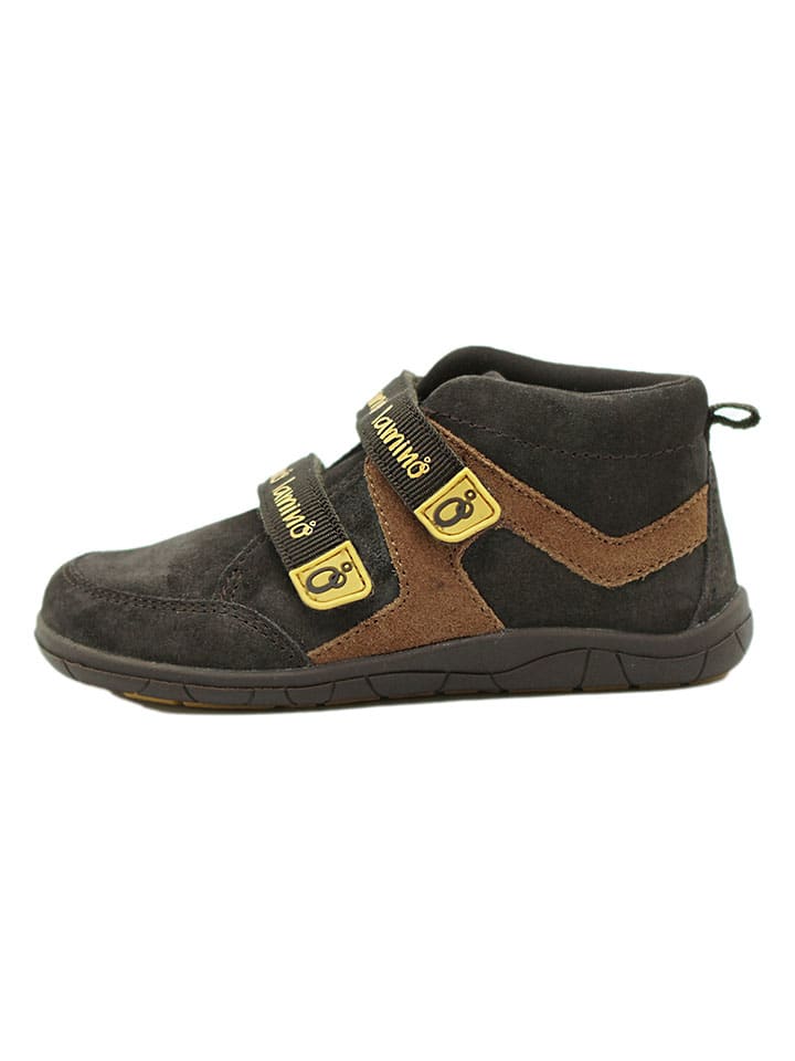 Skórzane buty barefoot w kolorze brązowym