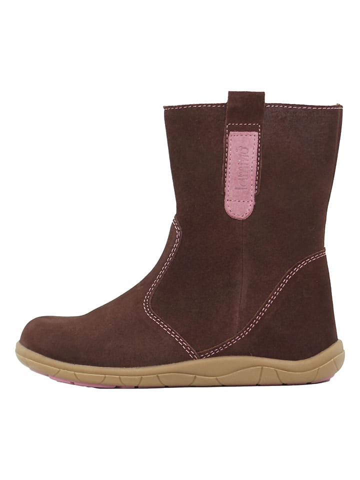 Leren barefootboots bruin