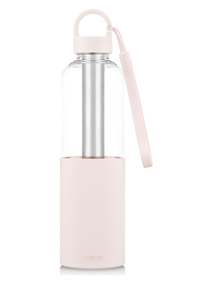 Glasflasche "Melior" in Creme - 1,2 l