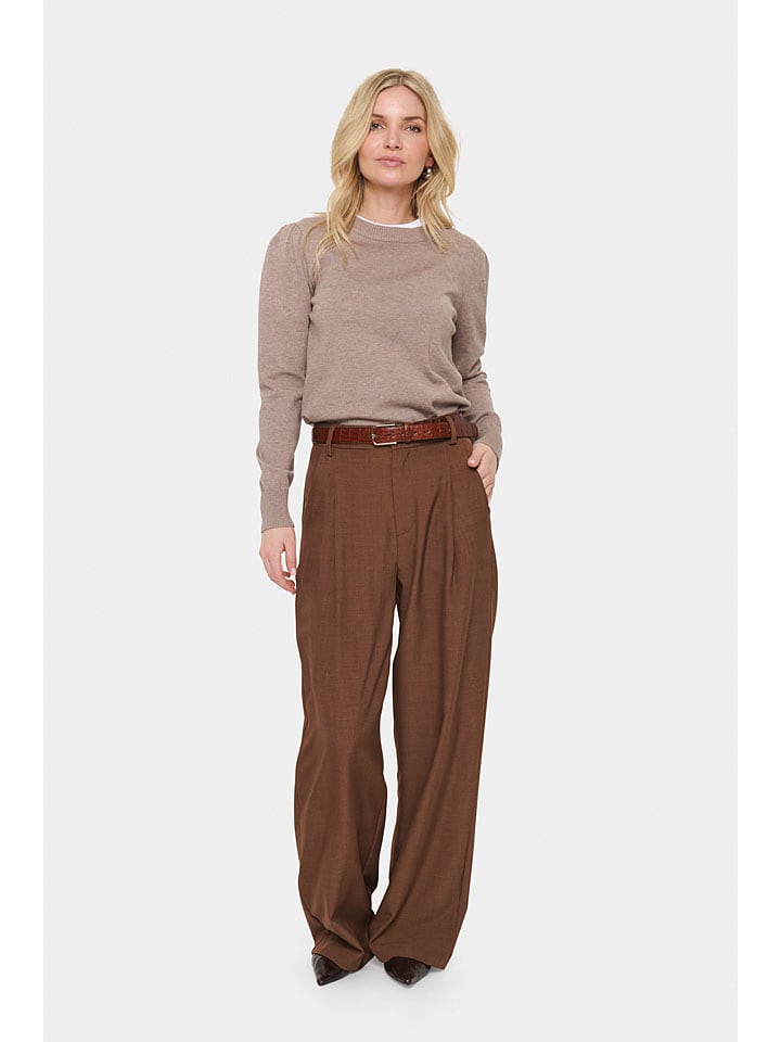 Sweter "Mila" w kolorze beżowym