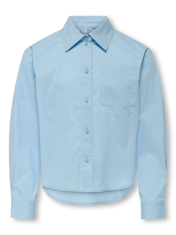 Blouse "Freddy Life" lichtblauw