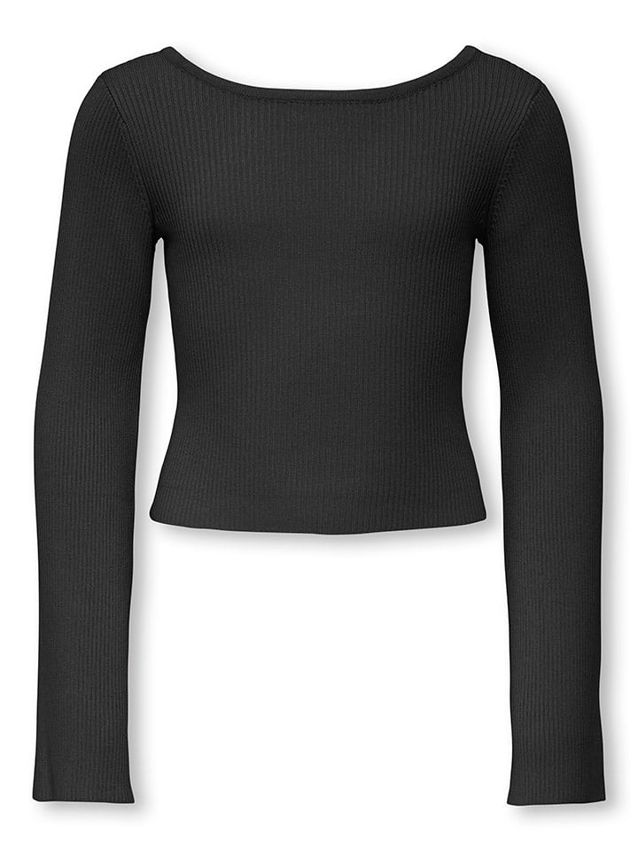 Longsleeve "Natasja" in Schwarz