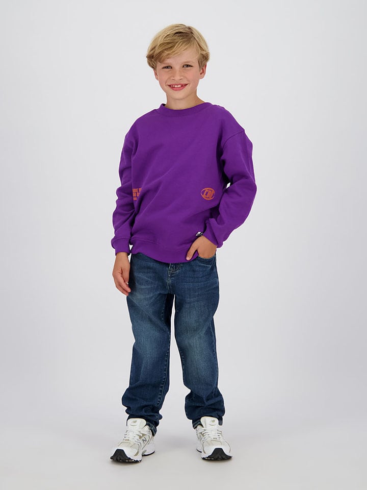Sweatshirt in Lila
