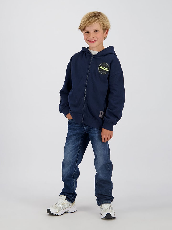 Sweatvest donkerblauw