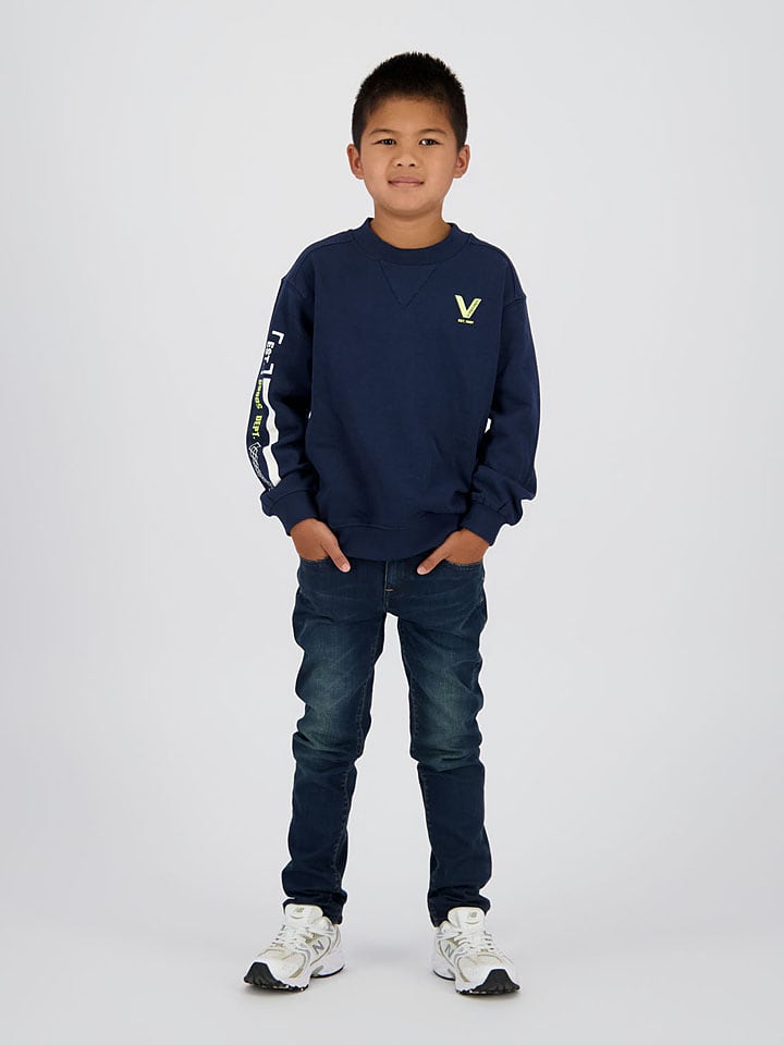 Spijkerbroek - slim fit - donkerblauw