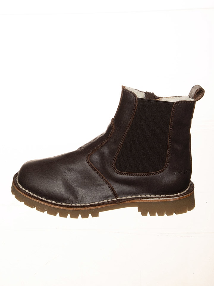 Leder-Boots in Braun
