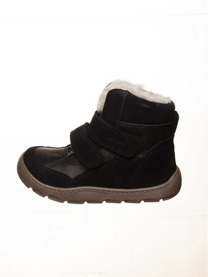 Leren barefootschoenen zwart