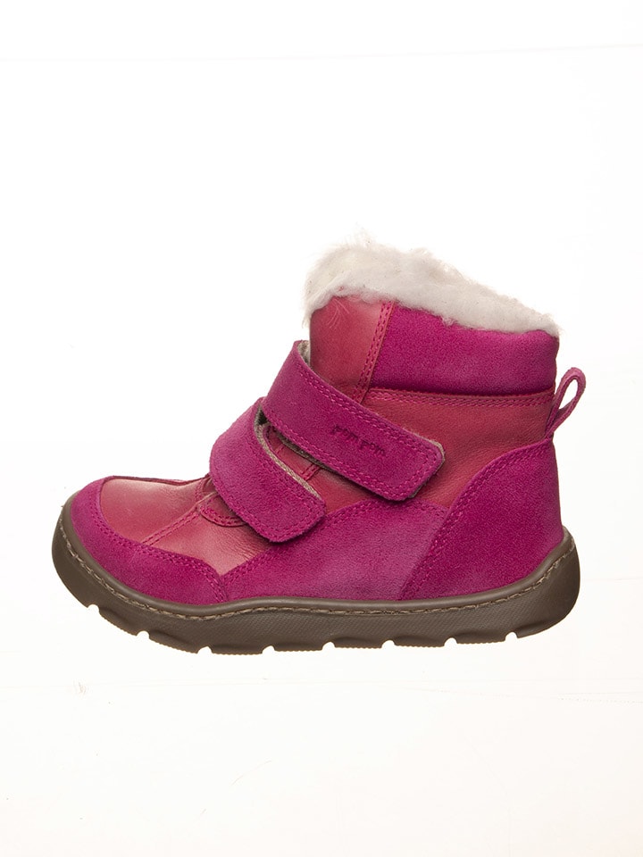 Leren barefootschoenen roze