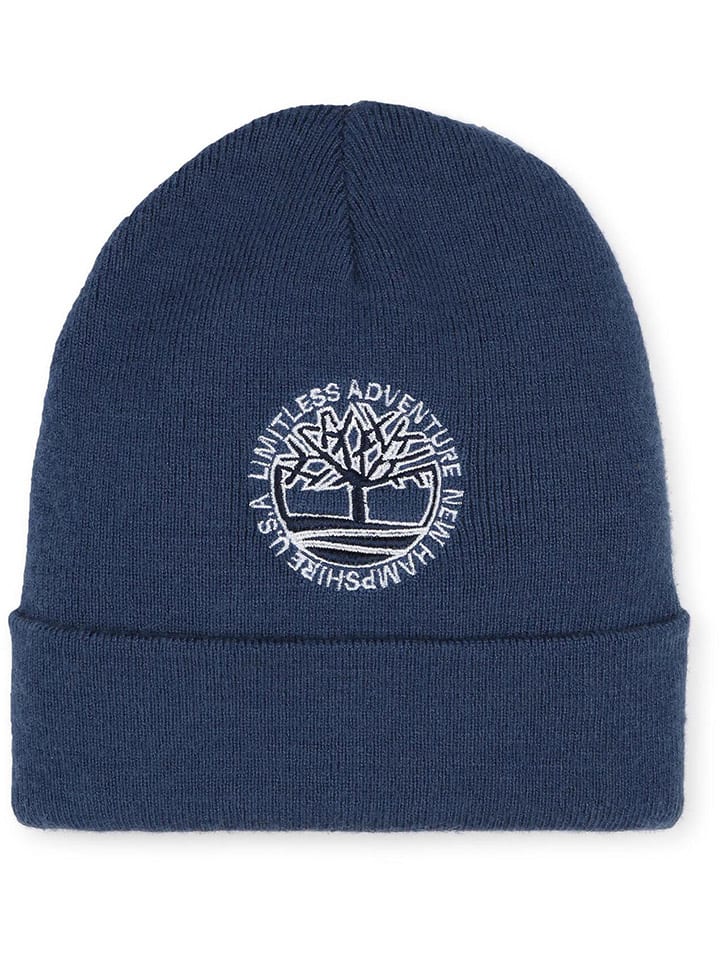 Czapka beanie w kolorze niebieskim