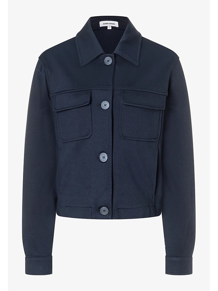 Blousejas donkerblauw