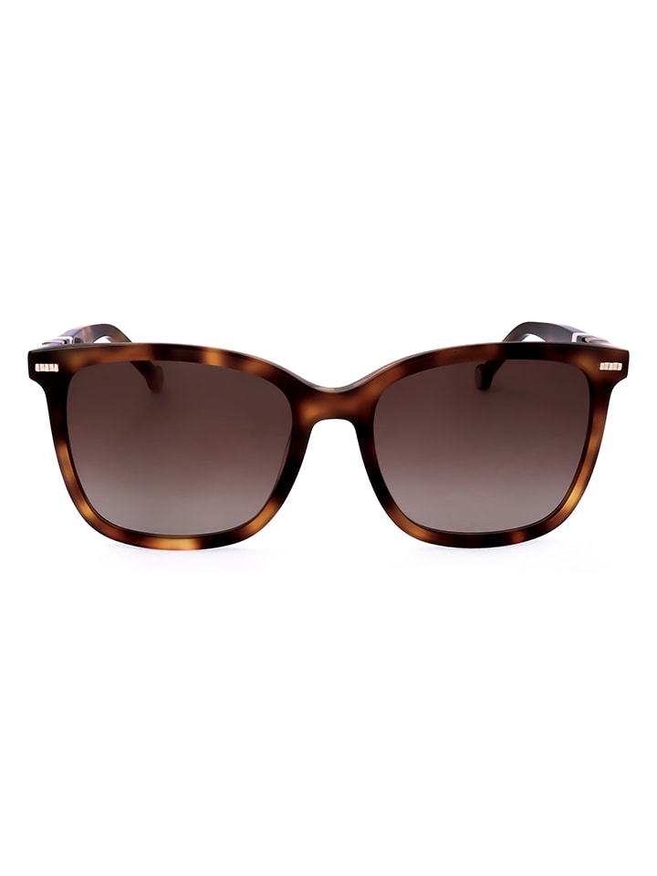 Damen-Sonnenbrille in Braun/ Hellbraun