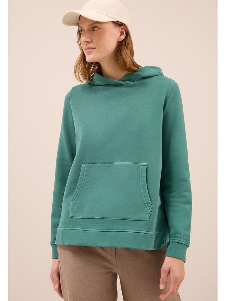 Hoodie in Türkis