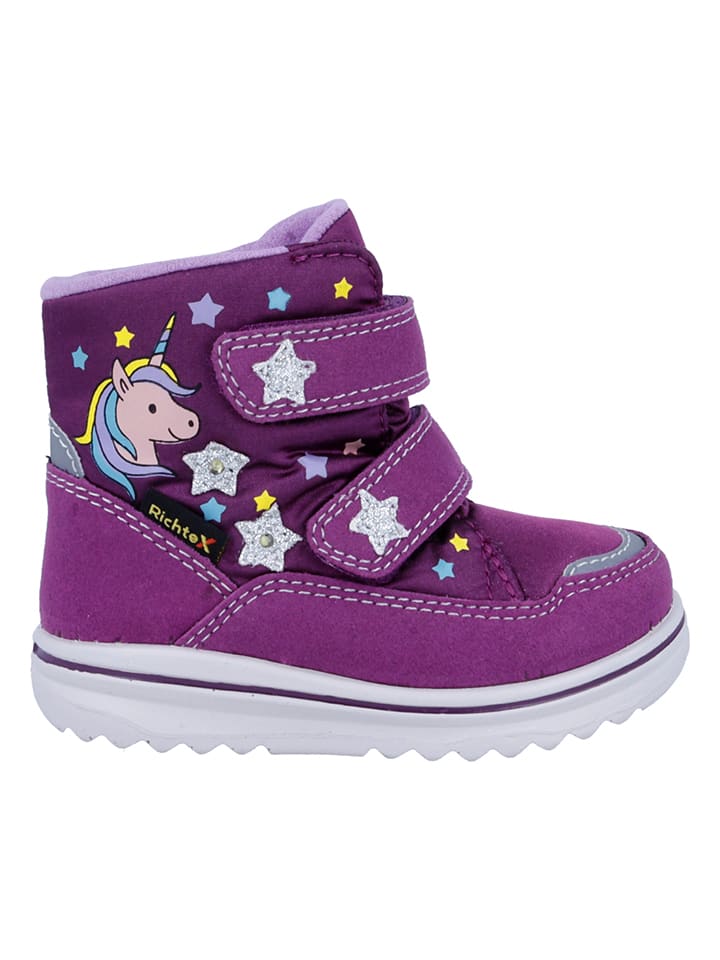 Kozaki zimowe "Snow" w kolorze fioletowym