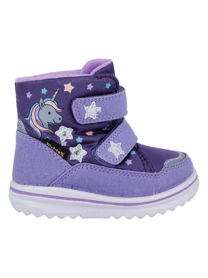 Winterstiefel "Snow"  in Dunkelblau/ Lila