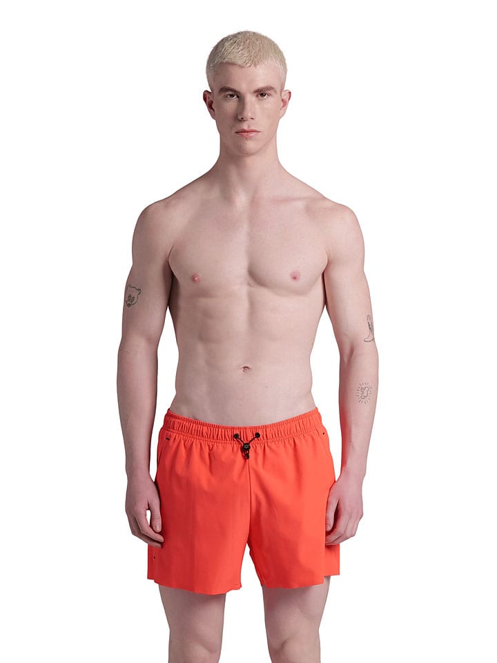 Badeshorts in Koralle