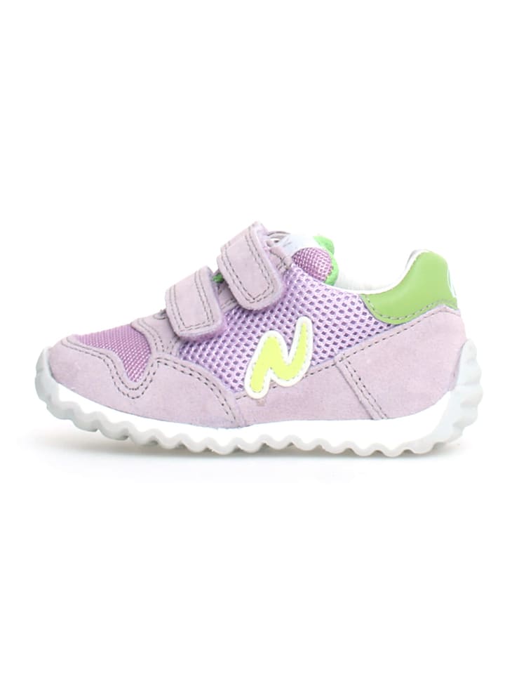 Leder-Sneakers "Sanny" in Lila