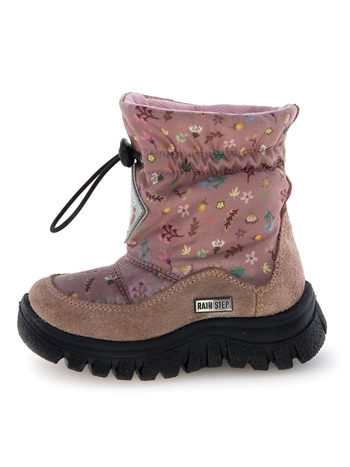 Winterstiefel in Altrosa