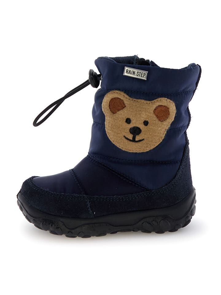 Botki zimowe "Bear" w kolorze granatowym