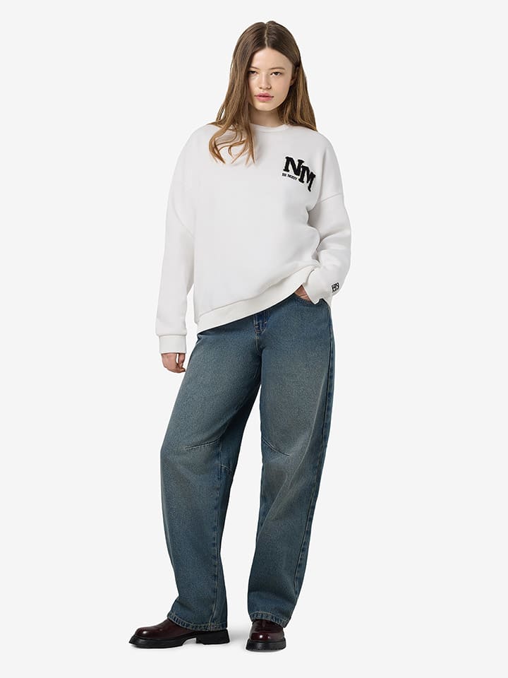 Sweatshirt in Weiß