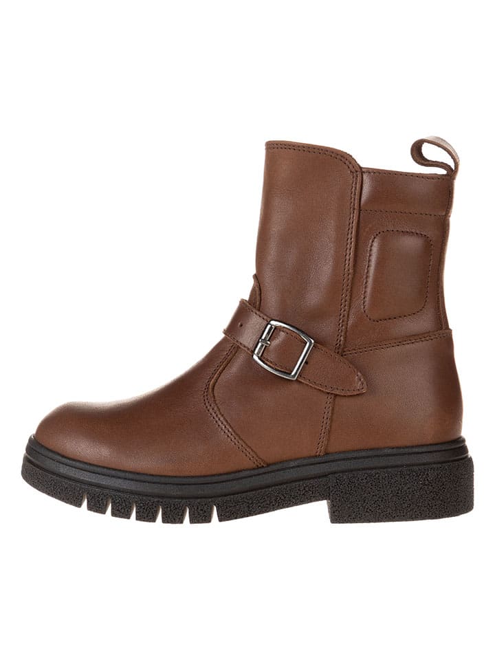 Leren boots lichtbruin