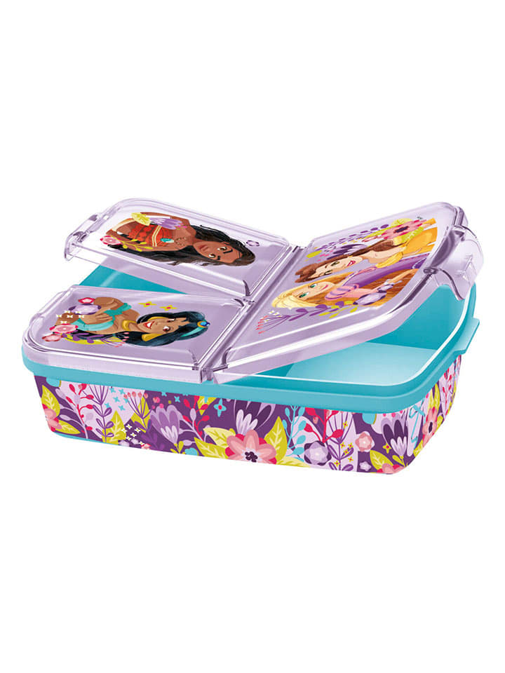 Pojemnik "Princess" w kolorze jasnoróżowym na lunch - 18 x 14 x 6 cm