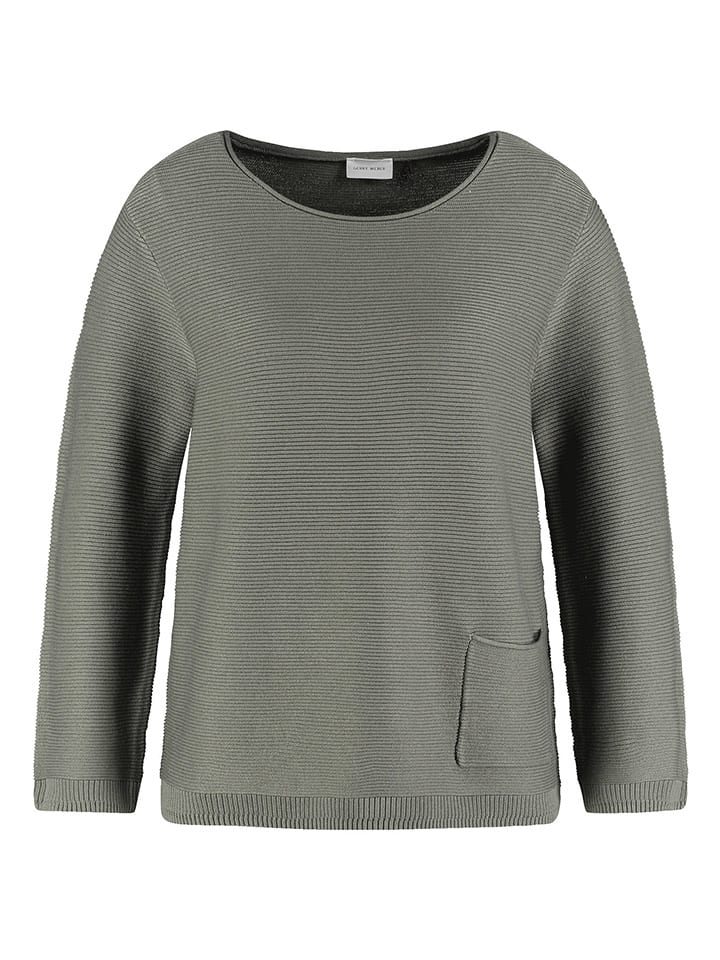 Sweter w kolorze khaki