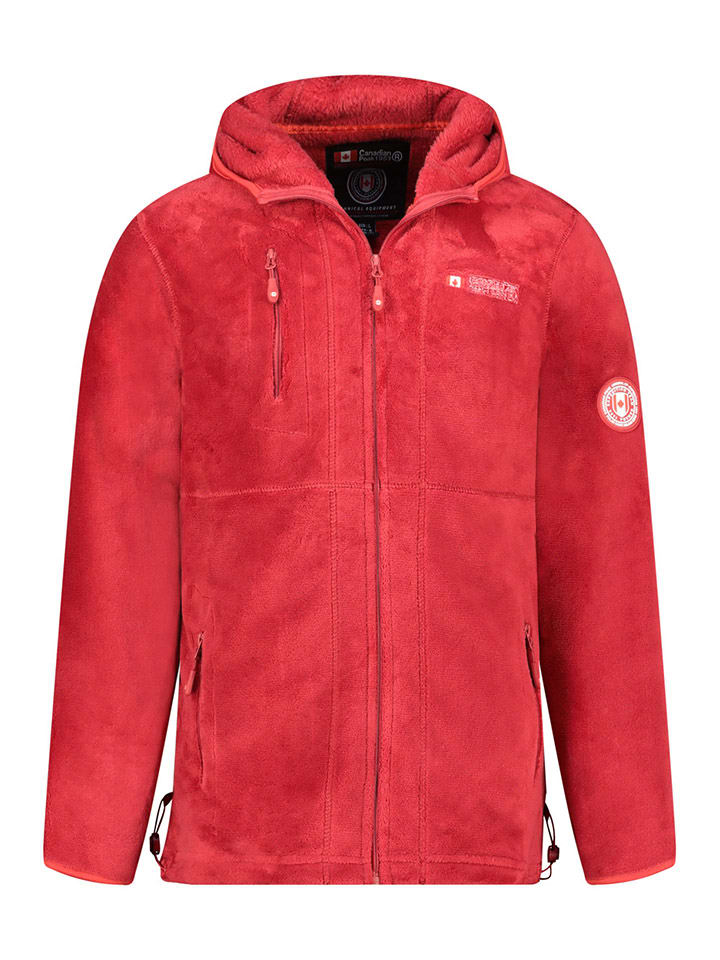 Fleece vest "Uploadeak" rood