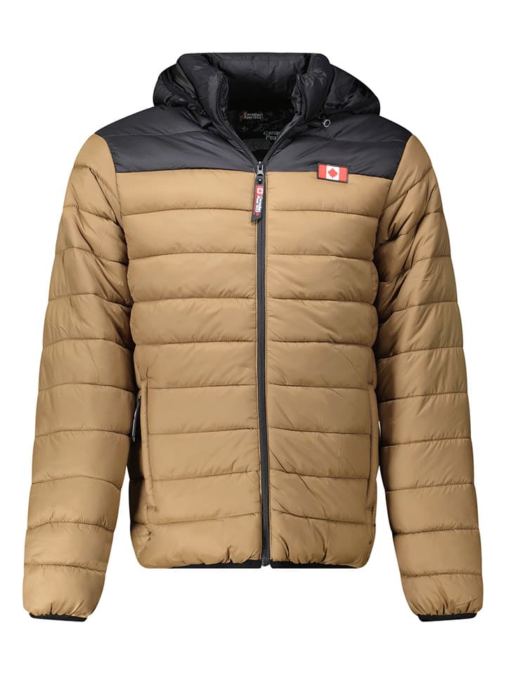 Doorgestikte jas "Amigoclerceak" beige