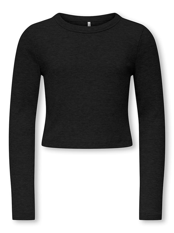 Longsleeve "Bina" in Schwarz