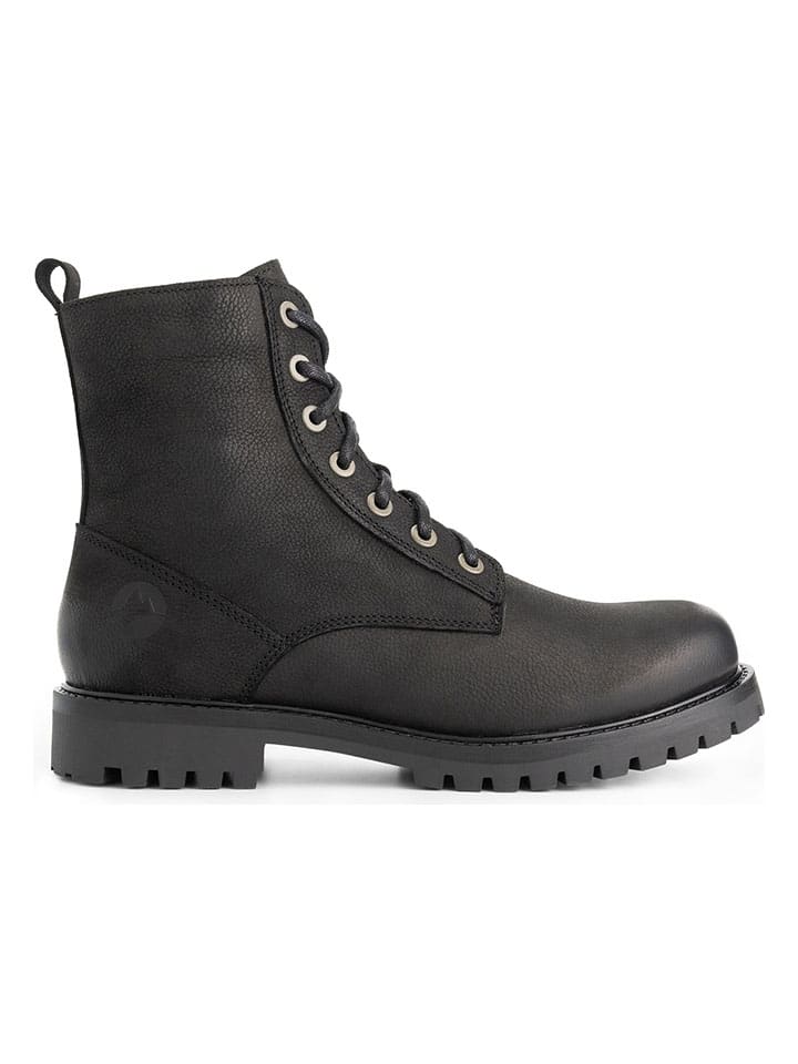 Leren boots "Akland" zwart