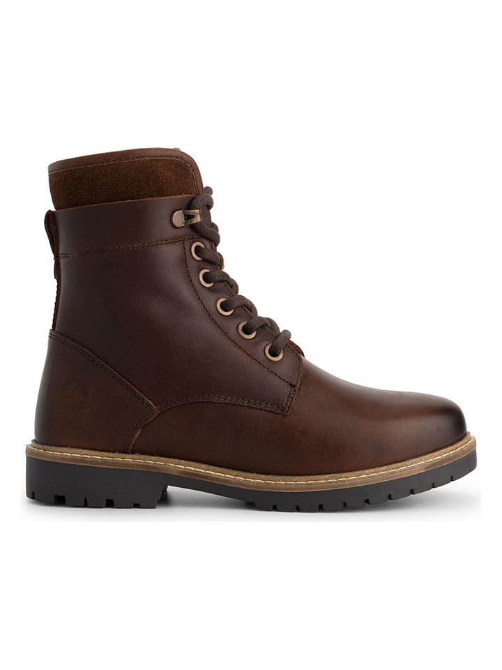 Leder-Boots "Larvik" in Braun