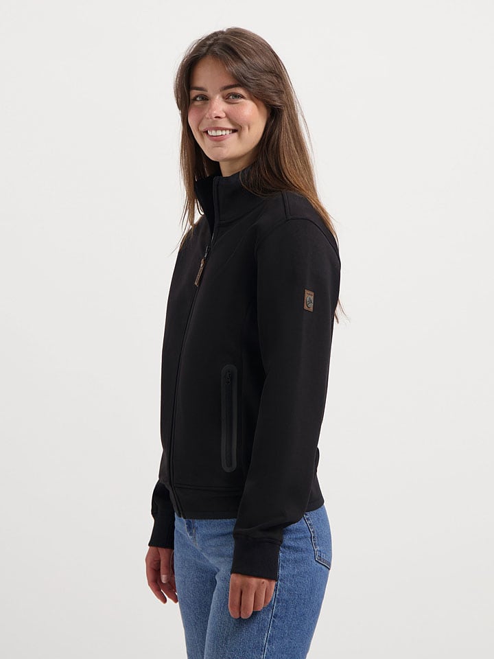 Sweatvest "Olia" zwart