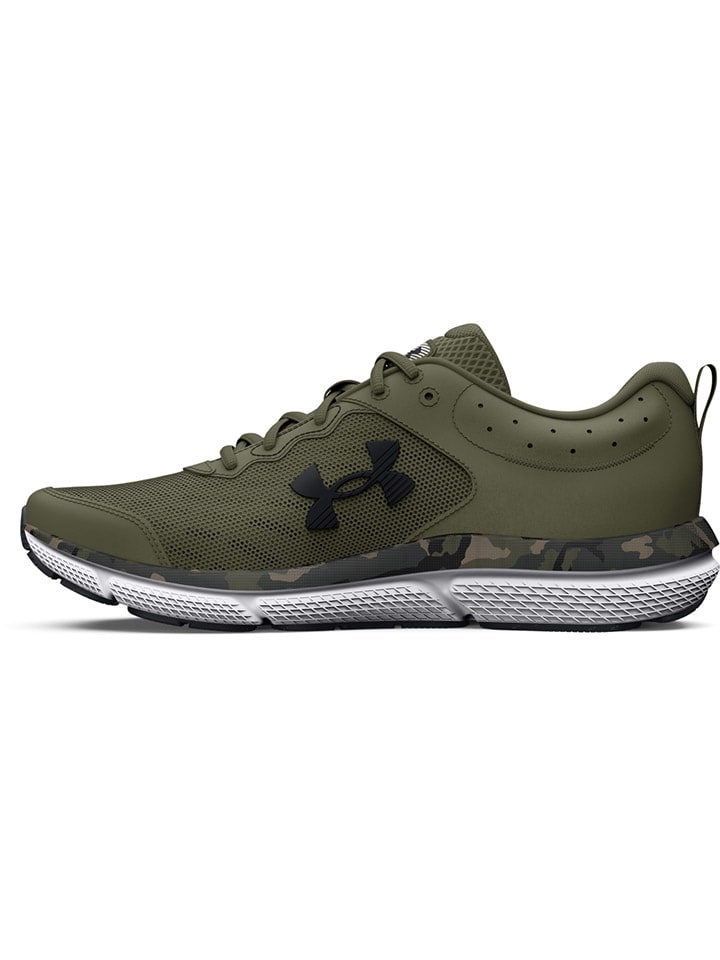 Skórzane buty w kolorze khaki do biegania