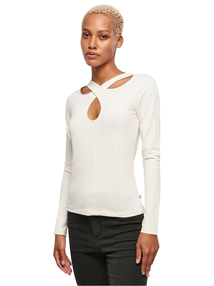 Longsleeve in Weiß