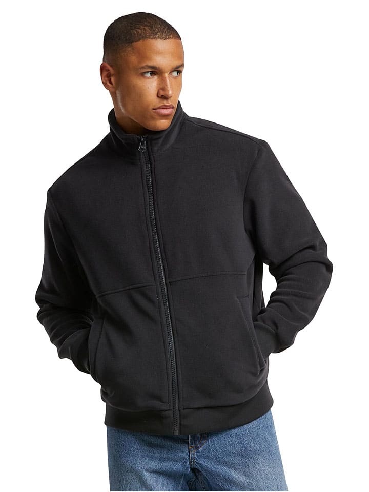Fleecejacke in Schwarz