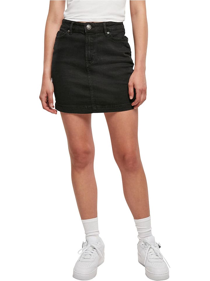 Jeans-Rock in Schwarz