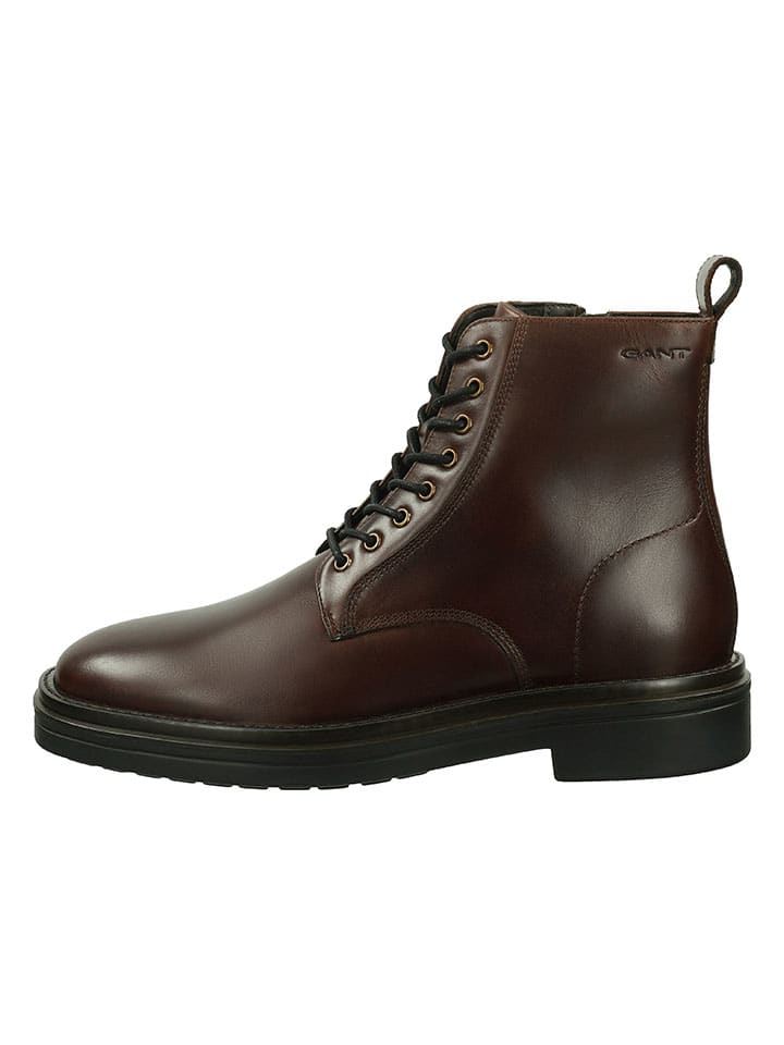Leren boots "Boggar" bruin