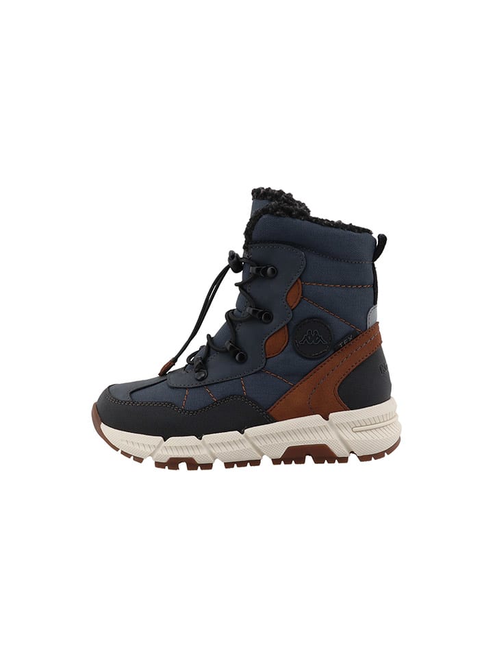 Winterboots "Nadjo" donkerblauw/bruin