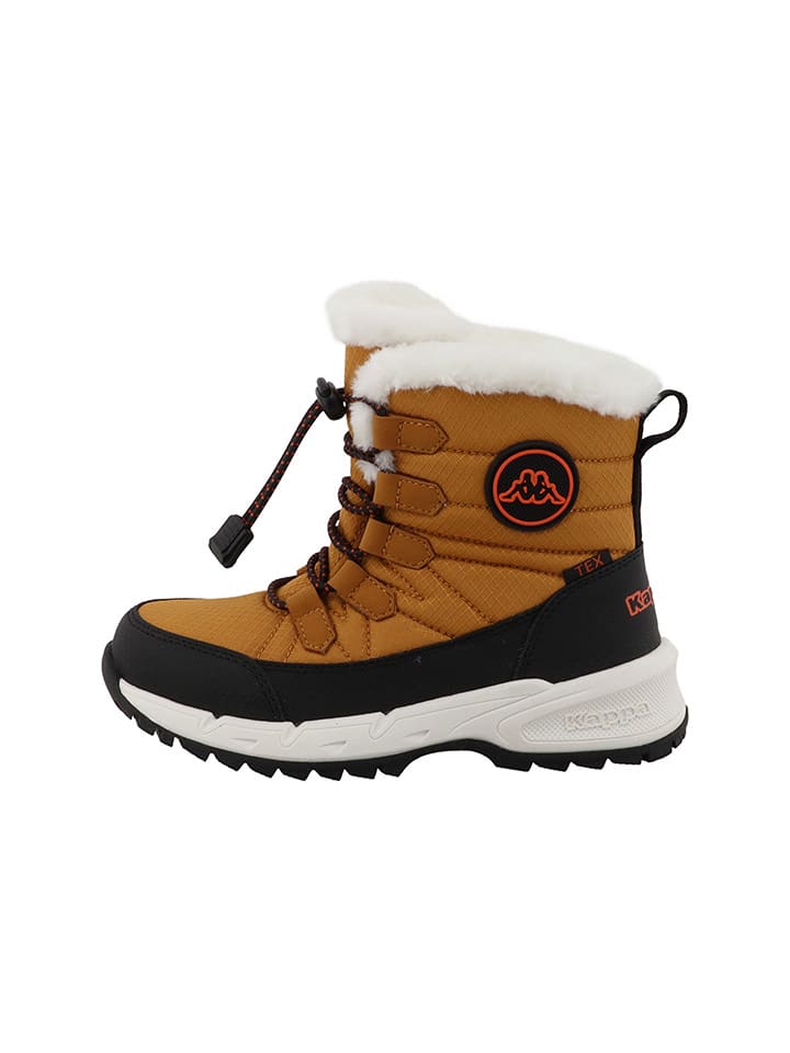 Winterboots "Jacque" mosterdgeel/zwart