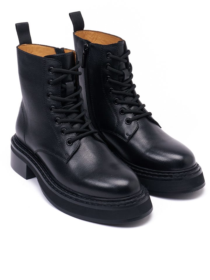 Leren boots zwart