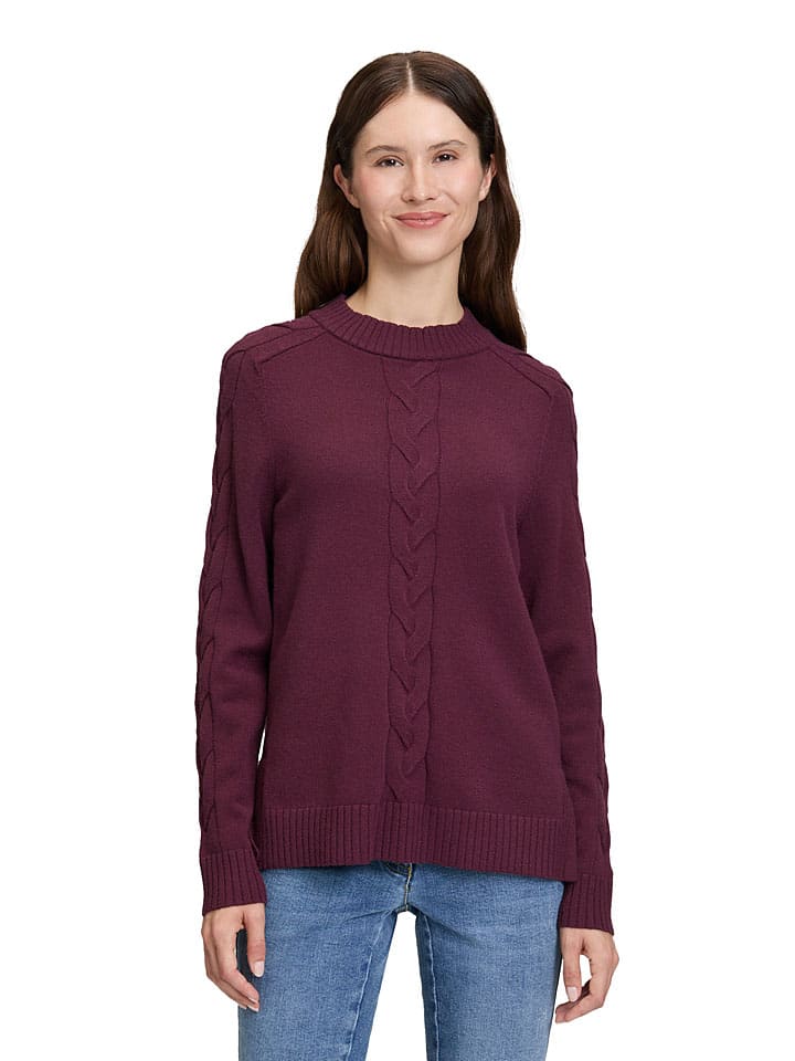 Sweter w kolorze ciemnofioletowym