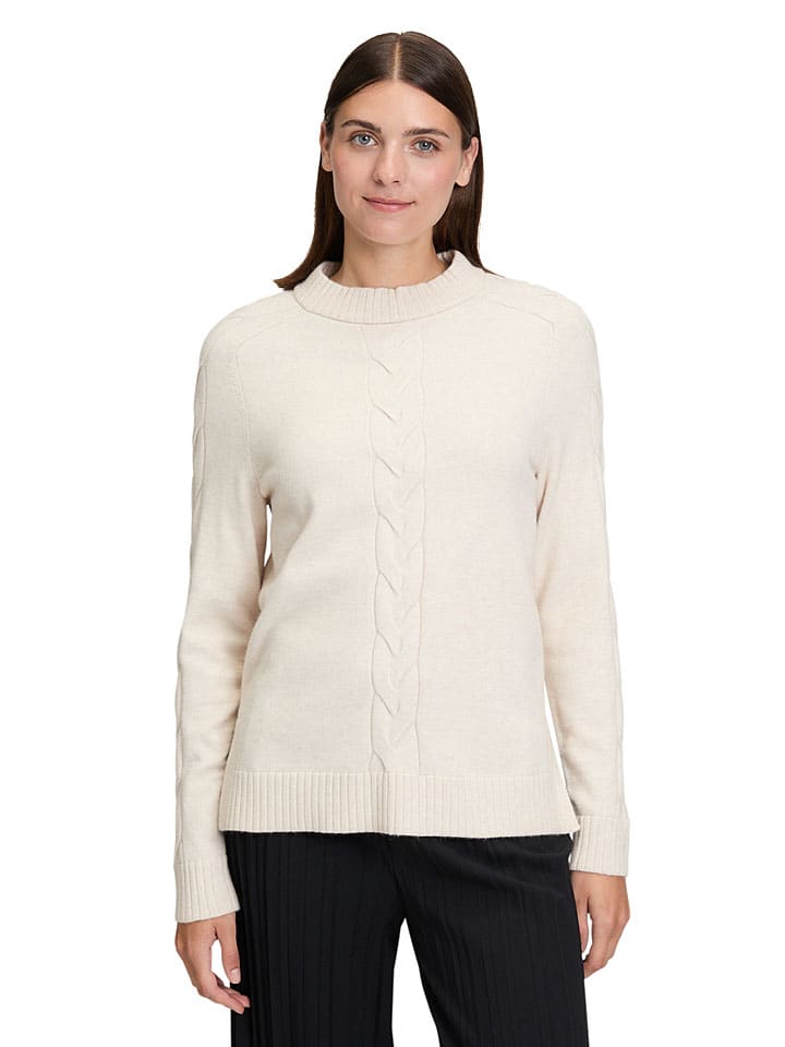 Sweter w kolorze kremowym