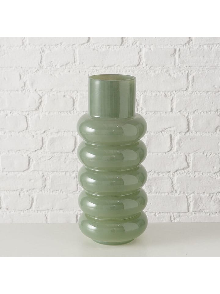 Vase ''Ribbo'' in Grün - (H)35 x Ø 15 cm