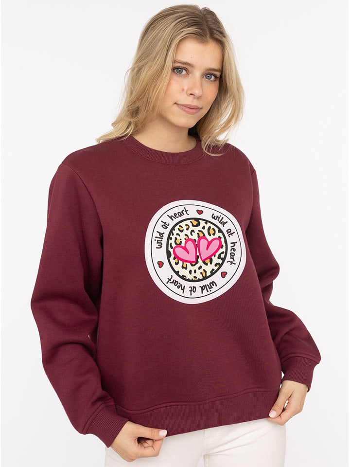 Bluza "Romy" w kolorze bordowym
